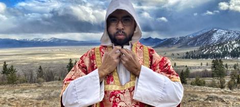 Red vestments 