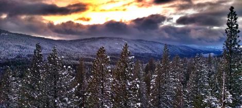 Snow Sunset