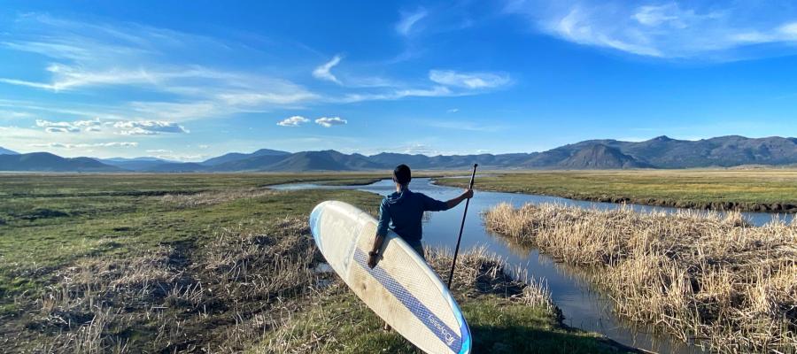 paddle boarding 