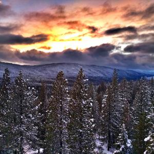 Snow Sunset