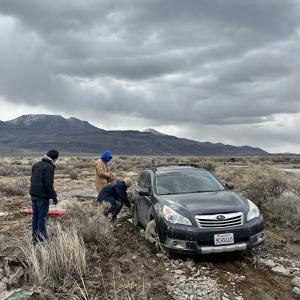stuck in the mud 