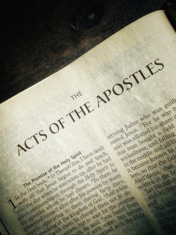 Read the Acts of the Apostles